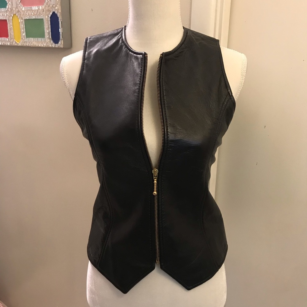 ✨Vintage Twin’s Genuine Leather Vest